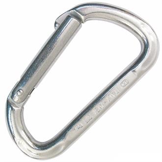 Lucido Kong D Shape Wire Gate 10 mm Moschettone in Acciaio Inox 